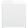 Cajón taburete madera contrachapada blanco 40,5x40x40 cm de vidaXL, Cestas para almacenaje - Ref: Foro24-808774, Precio: 51,0...