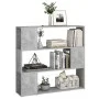 Estantería/divisor de espacios gris hormigón 100x24x94 cm de vidaXL, Librerías y estanterías - Ref: Foro24-809183, Precio: 49...