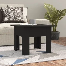 Mesa de centro madera de ingeniería negra 55x55x42 cm de vidaXL, Mesas de centro - Ref: Foro24-810236, Precio: 35,53 €, Descu...