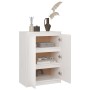 Aparador madera maciza de pino blanco 60x36x84 cm de vidaXL, Aparadores - Ref: Foro24-808109, Precio: 101,05 €, Descuento: %