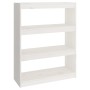 Estantería/divisor de espacios madera pino blanco 80x30x103,5cm de vidaXL, Librerías y estanterías - Ref: Foro24-808189, Prec...
