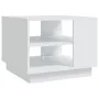 White engineered wood coffee table 55x55x43 cm by vidaXL, Coffee table - Ref: Foro24-810289, Price: 50,71 €, Discount: %