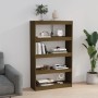 Estantería/divisor de espacios pino marrón miel 80x30x135,5 cm de vidaXL, Librerías y estanterías - Ref: Foro24-808196, Preci...