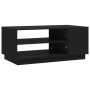 Mesa de centro de madera de ingeniería negra 102x55x43 cm de vidaXL, Mesas de centro - Ref: Foro24-810281, Precio: 66,11 €, D...