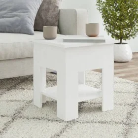 Mesa de centro madera de ingeniería blanco brillo 40x40x42 cm de vidaXL, Mesas de centro - Ref: Foro24-810277, Precio: 35,02 ...
