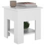 Mesa de centro madera de ingeniería blanco brillo 40x40x42 cm de vidaXL, Mesas de centro - Ref: Foro24-810277, Precio: 35,47 ...