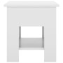 Mesa de centro madera de ingeniería blanco brillo 40x40x42 cm de vidaXL, Mesas de centro - Ref: Foro24-810277, Precio: 35,47 ...