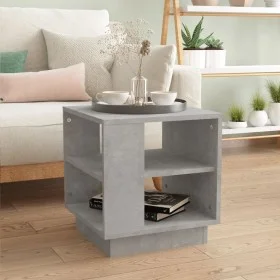 Mesa de centro madera contrachapada gris hormigón 40x40x43 cm de vidaXL, Mesas de centro - Ref: Foro24-810302, Precio: 35,36 ...