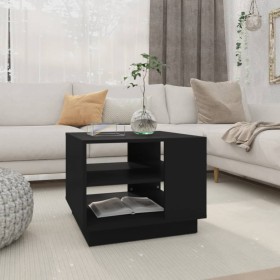 Mesa de centro madera de ingeniería negra 55x55x43 cm de vidaXL, Mesas de centro - Ref: Foro24-810290, Precio: 46,89 €, Descu...