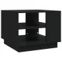 Mesa de centro madera de ingeniería negra 55x55x43 cm de vidaXL, Mesas de centro - Ref: Foro24-810290, Precio: 46,28 €, Descu...
