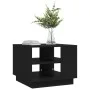 Black engineered wood coffee table 55x55x43 cm by vidaXL, Coffee table - Ref: Foro24-810290, Price: 46,28 €, Discount: %