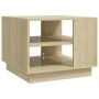 Mesa de centro madera de ingeniería roble Sonoma 55x55x43 cm de vidaXL, Mesas de centro - Ref: Foro24-810292, Precio: 47,93 €...