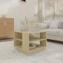 Mesa de centro madera de ingeniería roble Sonoma 55x55x43 cm de vidaXL, Mesas de centro - Ref: Foro24-810292, Precio: 47,47 €...