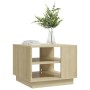 Mesa de centro madera de ingeniería roble Sonoma 55x55x43 cm de vidaXL, Mesas de centro - Ref: Foro24-810292, Precio: 47,93 €...