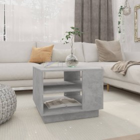 Mesa de centro madera de ingeniería gris hormigón 55x55x43 cm de vidaXL, Mesas de centro - Ref: Foro24-810293, Precio: 47,60 ...