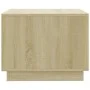 Mesa de centro madera de ingeniería roble Sonoma 55x55x43 cm de vidaXL, Mesas de centro - Ref: Foro24-810292, Precio: 47,47 €...