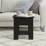 Black engineered wood coffee table 40x40x42 cm by vidaXL, Coffee table - Ref: Foro24-810272, Price: 31,69 €, Discount: %