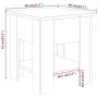 Mesa de centro blanco madera contrachapada 40x40x42 cm de vidaXL, Mesas de centro - Ref: Foro24-810271, Precio: 29,89 €, Desc...
