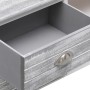 Mueble para TV madera de paulownia blanco y gris 108x30x40 cm de vidaXL, Muebles TV - Ref: Foro24-338513, Precio: 103,07 €, D...