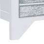Mueble para TV madera de paulownia blanco y gris 108x30x40 cm de vidaXL, Muebles TV - Ref: Foro24-338513, Precio: 103,07 €, D...