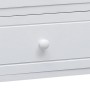 Mueble para TV madera maciza de paulownia blanco 108x30x40 cm de vidaXL, Muebles TV - Ref: Foro24-338517, Precio: 102,21 €, D...