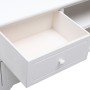 Mueble para TV madera maciza de paulownia blanco 108x30x40 cm de vidaXL, Muebles TV - Ref: Foro24-338517, Precio: 102,21 €, D...