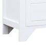 Mueble para TV madera maciza de paulownia blanco 108x30x40 cm de vidaXL, Muebles TV - Ref: Foro24-338517, Precio: 102,21 €, D...