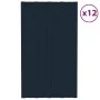 Anthrazit verzinktes Stahldachpaneel 12 Einheiten 80x45 cm von vidaXL, Decke - Ref: Foro24-317203, Preis: 56,35 €, Rabatt: %