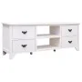 Mueble para TV antiguo madera de paulownia blanco 108x30x40 cm de vidaXL, Muebles TV - Ref: Foro24-338522, Precio: 102,04 €, ...