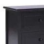 Mueble para TV madera maciza de paulownia negro 108x30x40 cm de vidaXL, Muebles TV - Ref: Foro24-338528, Precio: 124,35 €, De...