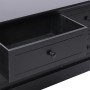 Mueble para TV madera maciza de paulownia negro 108x30x40 cm de vidaXL, Muebles TV - Ref: Foro24-338528, Precio: 125,91 €, De...