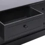 Mueble para TV madera maciza de paulownia negro 108x30x40 cm de vidaXL, Muebles TV - Ref: Foro24-338528, Precio: 124,35 €, De...