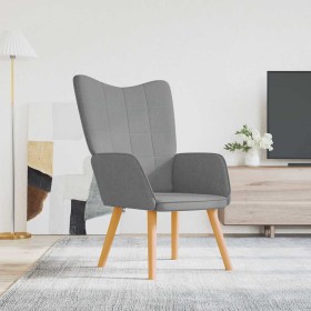 Sillón de relax de tela gris claro en Sillones | Comprar online en Foru.es