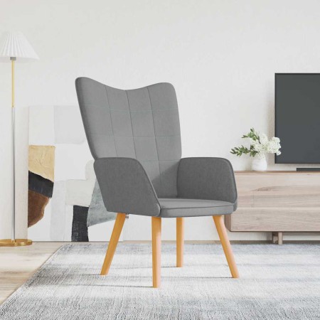 Sillón de relax de tela gris claro en Sillones | Comprar online en Foru.es
