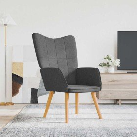Silla de relajación de tela gris oscuro en Sillones | Comprar online en Foru.es