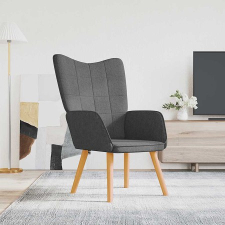 Silla de relajación de tela gris oscuro en Sillones | Comprar online en Foru.es