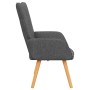 Silla de relajación de tela gris oscuro en Sillones | Comprar online en Foru.es