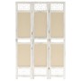 Biombo divisor de 3 paneles de tela color crema 105x165 cm de vidaXL, Divisores de ambientes - Ref: Foro24-338558, Precio: 55...