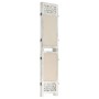 Biombo divisor de 3 paneles de tela color crema 105x165 cm de vidaXL, Divisores de ambientes - Ref: Foro24-338558, Precio: 55...