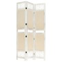Biombo divisor de 3 paneles de tela color crema 105x165 cm de vidaXL, Divisores de ambientes - Ref: Foro24-338558, Precio: 55...
