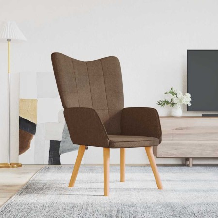 Sillón de relax de tela marrón en Sillones | Comprar online en Foru.es