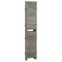 Biombo de 3 paneles de madera maciza gris 106,5x166 cm de vidaXL, Divisores de ambientes - Ref: Foro24-338574, Precio: 88,87 ...