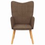 Sillón de relax de tela marrón en Sillones | Comprar online en Foru.es