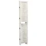 Biombo de 3 paneles madera blanco envejecido 105x165 cm de vidaXL, Divisores de ambientes - Ref: Foro24-338570, Precio: 81,58...