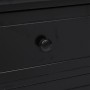 Mueble para TV madera maciza de paulownia negro 108x30x40 cm de vidaXL, Muebles TV - Ref: Foro24-338518, Precio: 102,15 €, De...