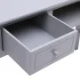 Escritorio de madera maciza de Paulownia gris 108x45x76 cm de vidaXL, Escritorios - Ref: Foro24-338536, Precio: 114,50 €, Des...