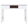 Escritorio de madera maciza de Paulownia blanco 108x45x76 cm de vidaXL, Escritorios - Ref: Foro24-338537, Precio: 113,51 €, D...