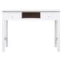 Escritorio de madera maciza de Paulownia blanco 108x45x76 cm de vidaXL, Escritorios - Ref: Foro24-338537, Precio: 112,74 €, D...