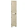 Biombo de 4 paneles de madera maciza de paulownia 140x165 cm de vidaXL, Divisores de ambientes - Ref: Foro24-338579, Precio: ...