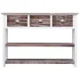 Aparador madera maciza de Paulownia marrón viejo 108x30x76 cm de vidaXL, Aparadores - Ref: Foro24-338544, Precio: 103,70 €, D...